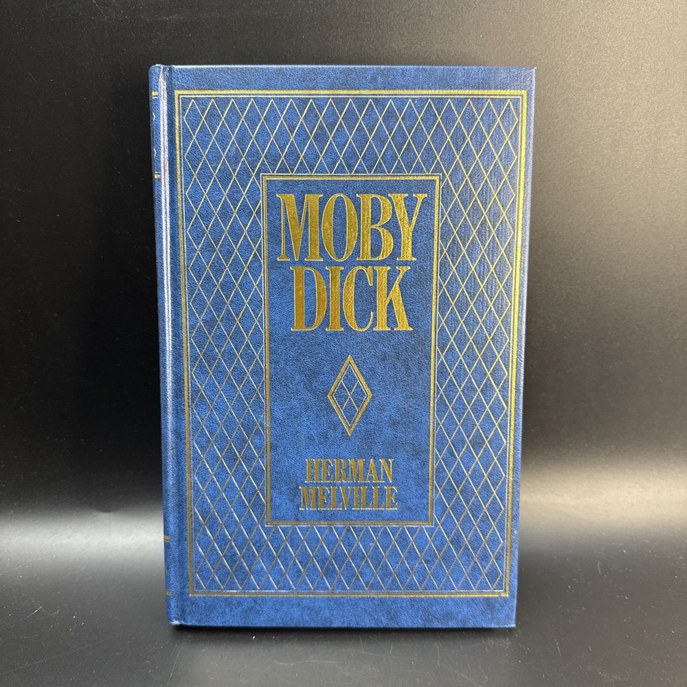 Moby Dick by Herman Melville - 1987 - Classic Literature Book Mint
